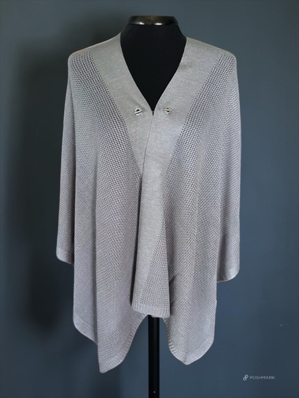 💖 Calvin Klein Fine Knit Cape 💖
